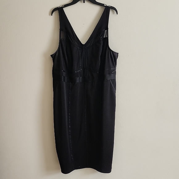 Torrid Womens Black Challis Lace Up Skater Dress Size Short